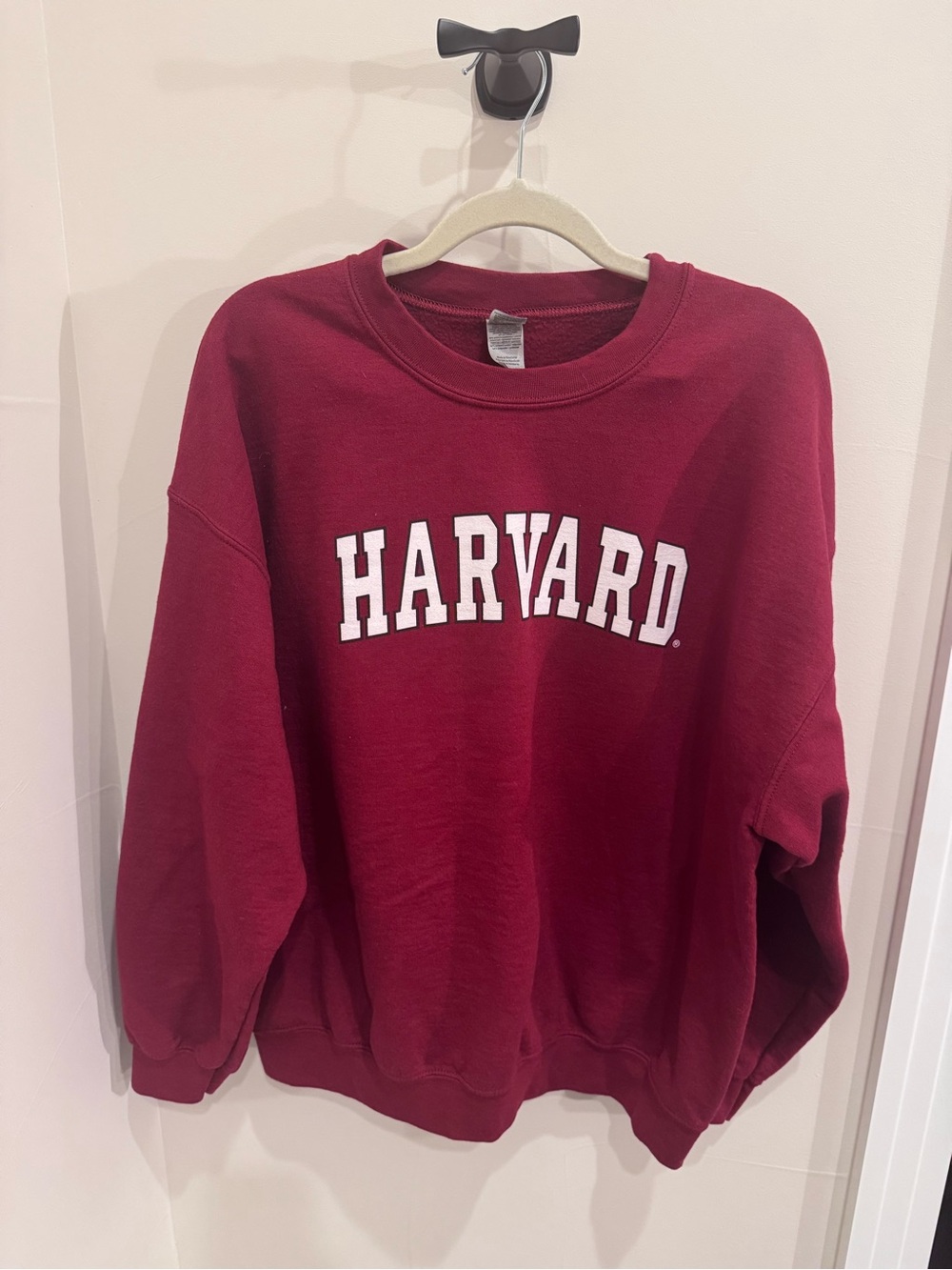 Harvard Crewneck Sweatshirt in Crimson